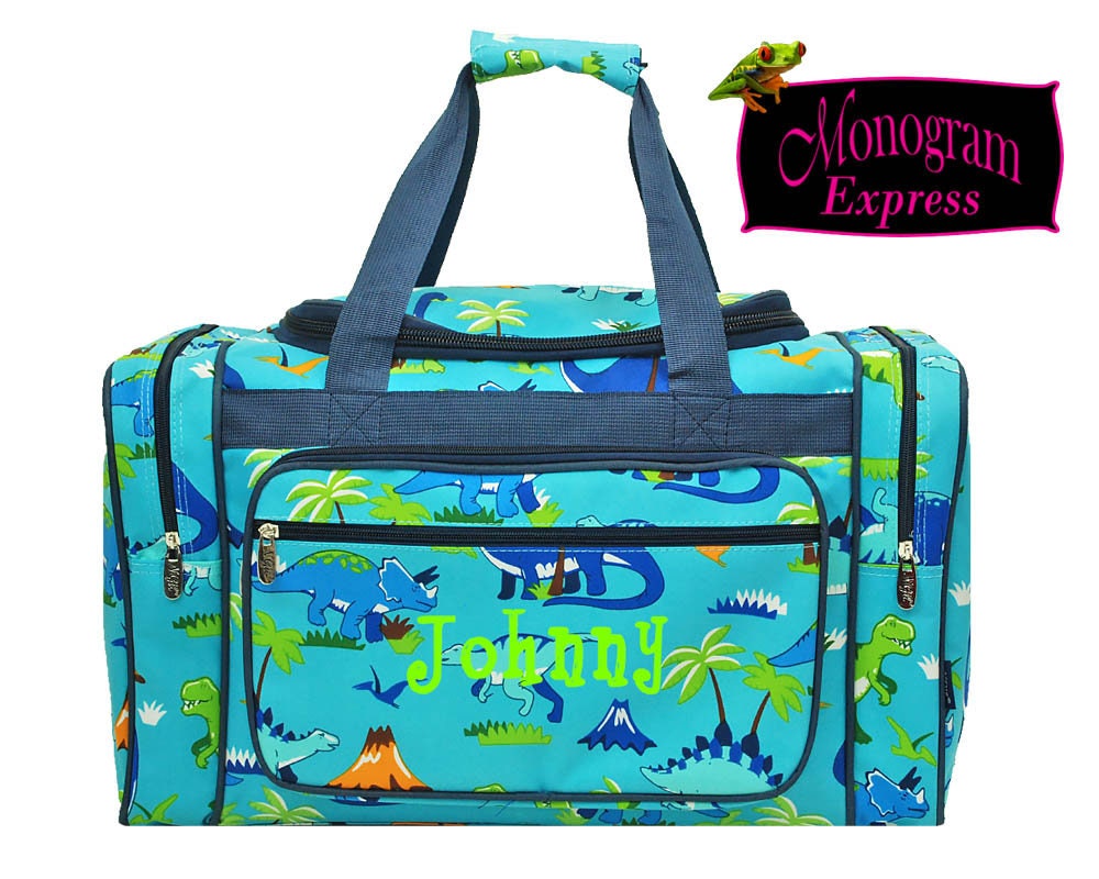 Monogrammed Duffle Bag Personalized Duffel Overnight Bag Etsy