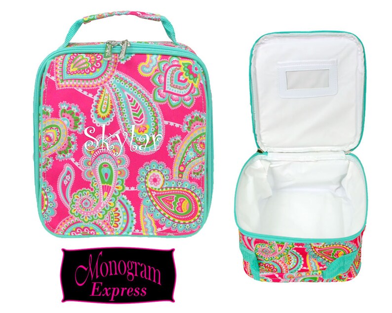 paisley lunch bag