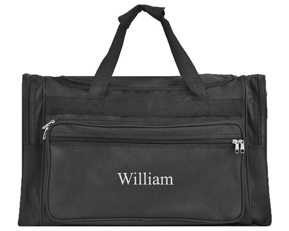 Monogrammed Duffle Bag  Personalized Duffel Bag  Weekend Bag
