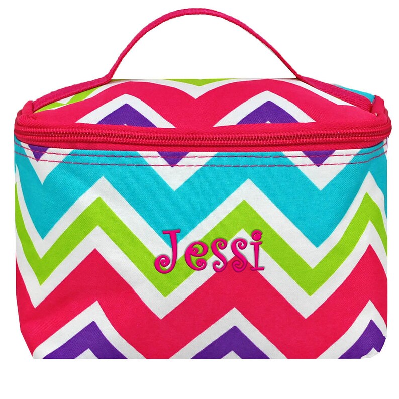 Monogram Makeup Bag Personalized Cosmetic Case Makeup Etsy