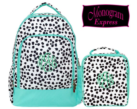 dog print backpack