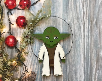 Yoda, Star Wars Personalized Christmas Ornament