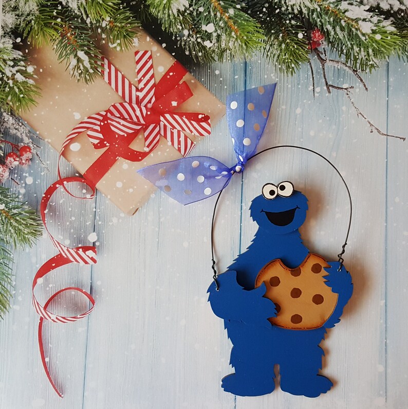 Sesame Street Ornament Cookie Monster Christmas Ornament Etsy