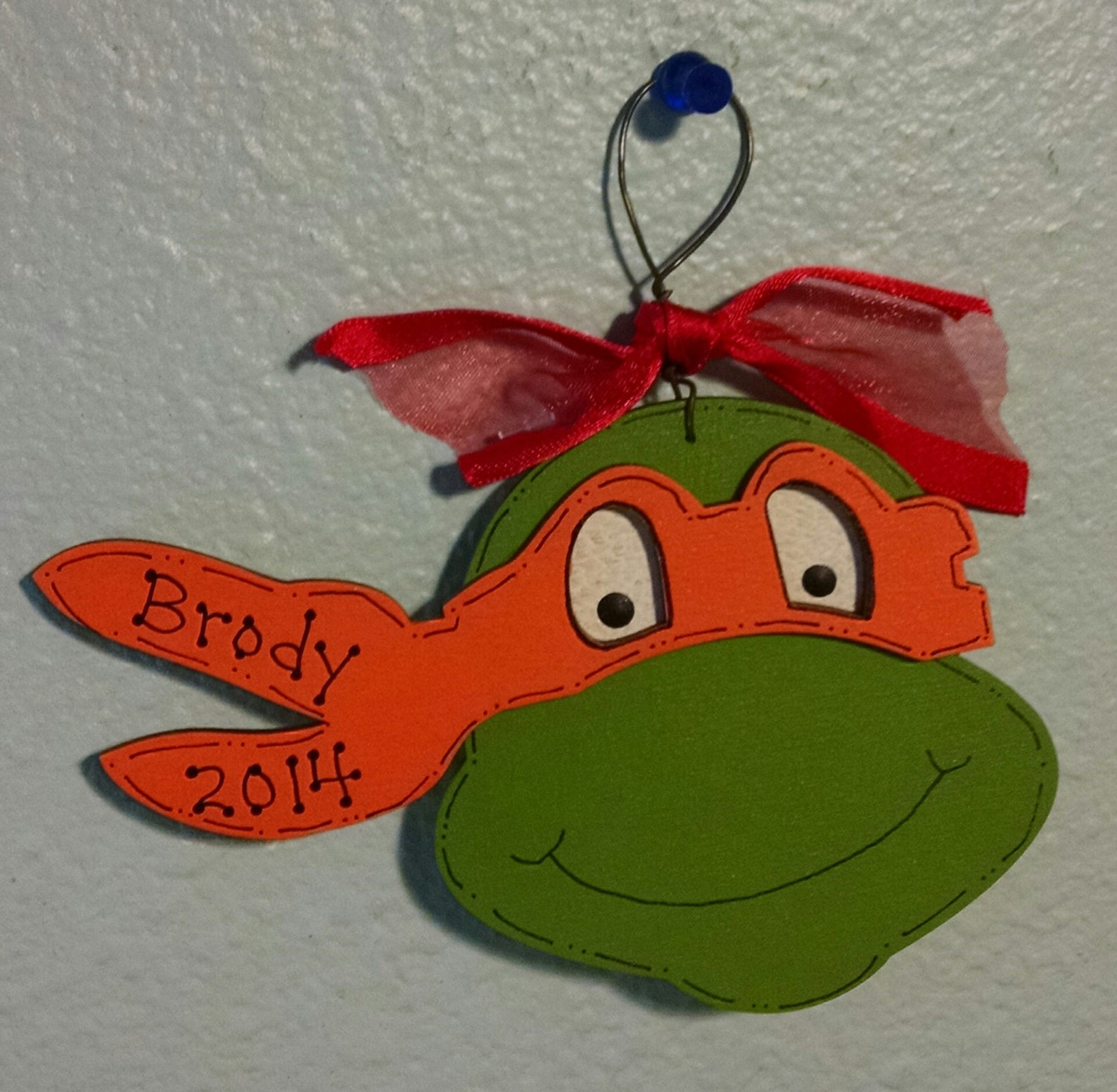orange ninja turtle toy