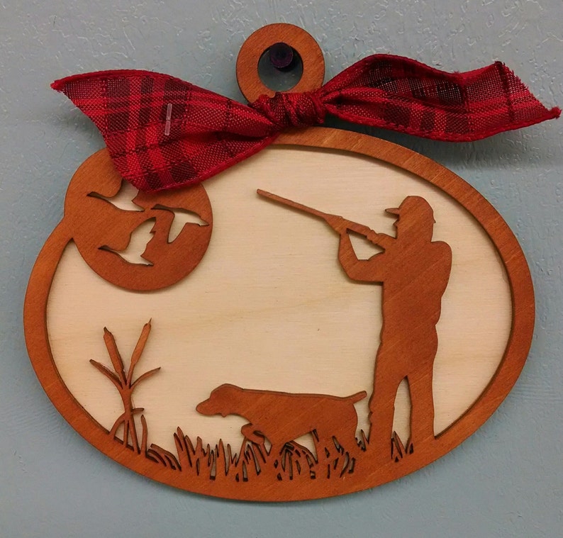Hunting Ornament Etsy
