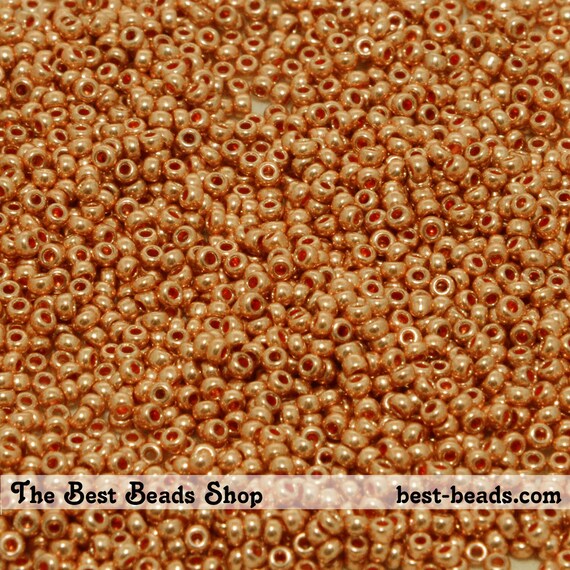 Preciosa Czech Glass 12//0 20gr Rocailles Seed Beads Silver Metallic