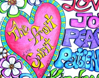 Fruit of the Spirit  8.5x11 printable