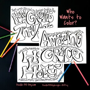 Hymns to color Set A