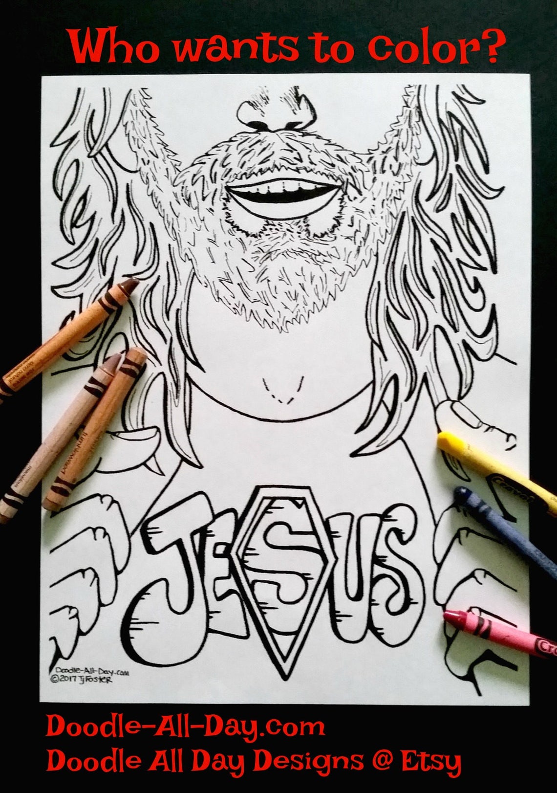 Superhero Jesus 8.5x11 Printable - Etsy