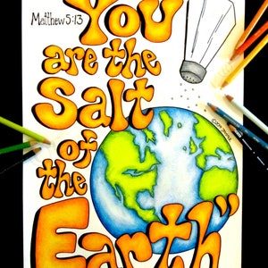 Salt of the earth  8.5x11 printable