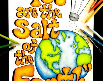 Salt of the earth  8.5x11 printable