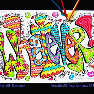 Whatever  8.5x11 instant download