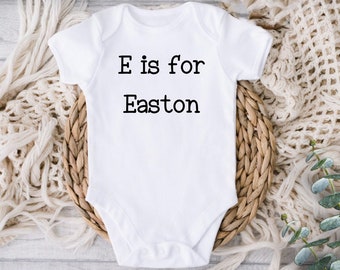 Baby Name Onesie® , Baby Name Bodysuit , Personalized Name Onesie® , Custom Name Onesie® , Letter Onesie®