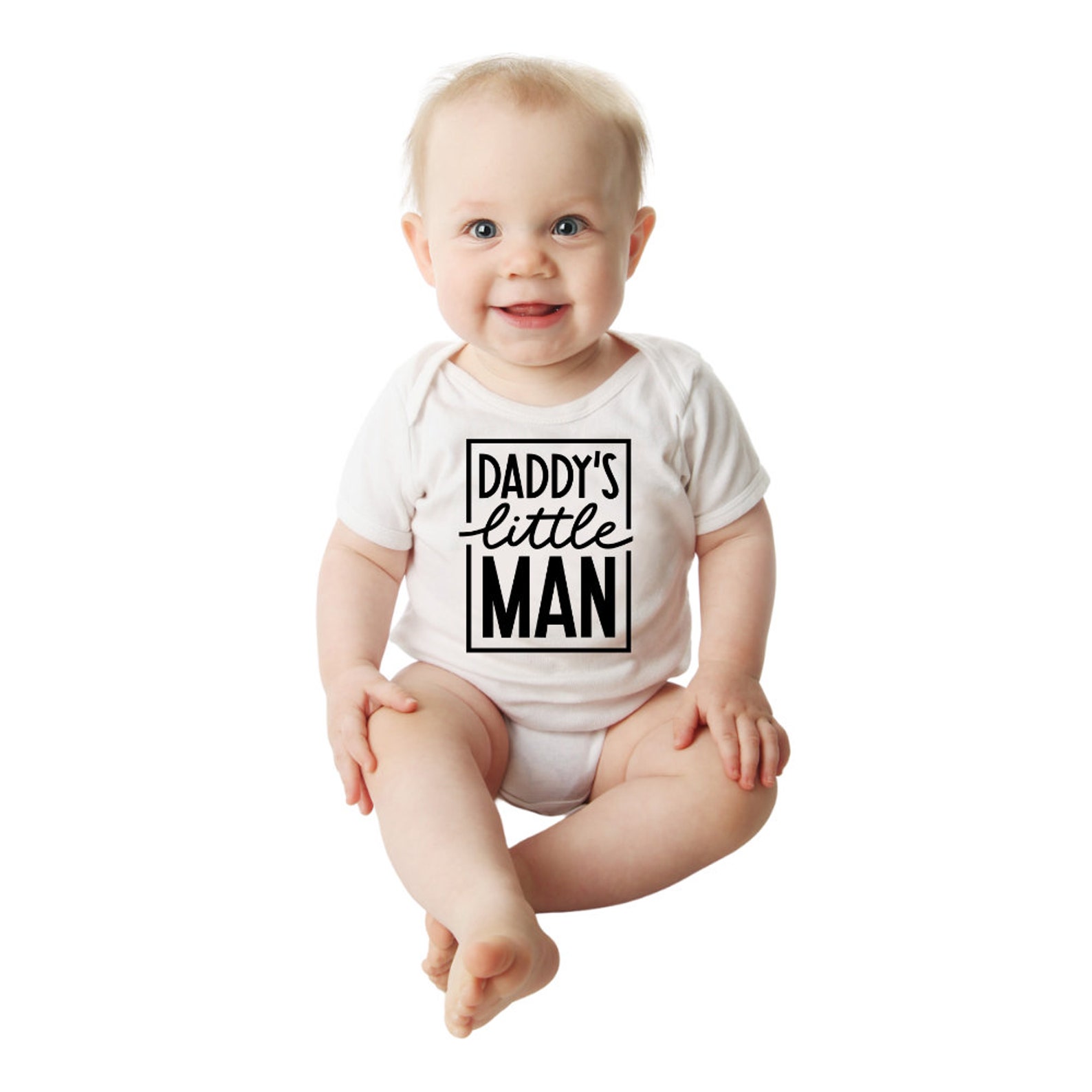 Daddy's Little Man Onesie® Daddy's Little Man Etsy