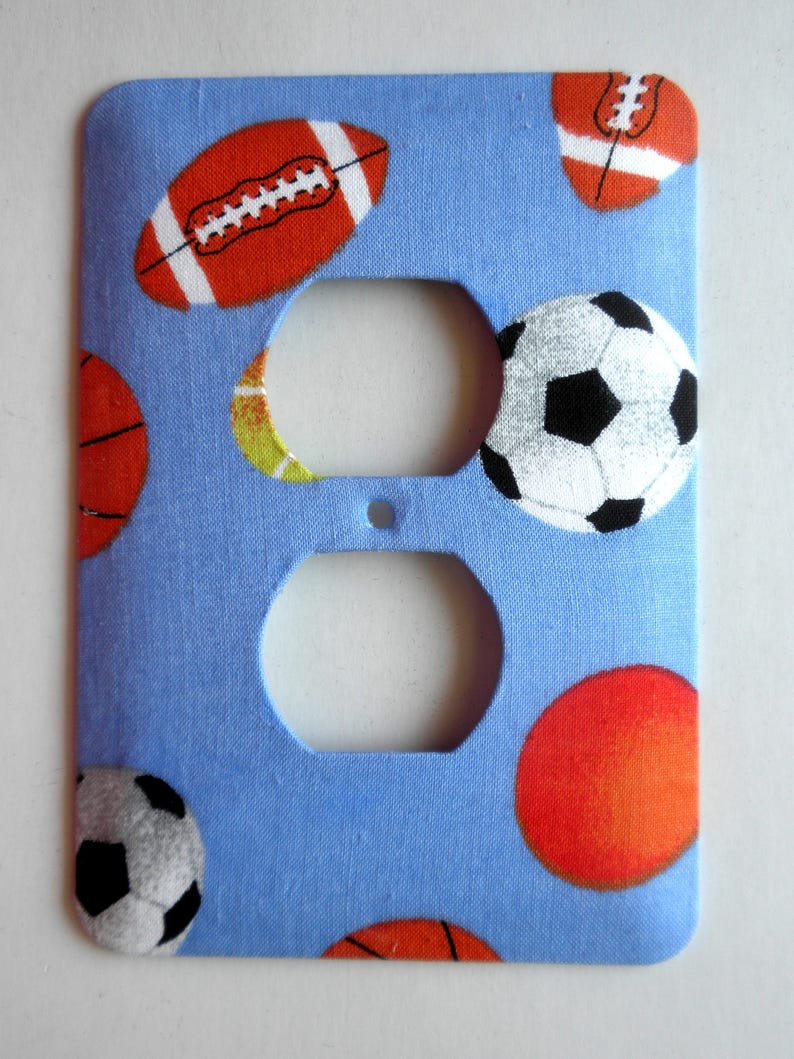 SPORTS Theme Light Switch Plate Switchplate Decorative Outlet Etsy