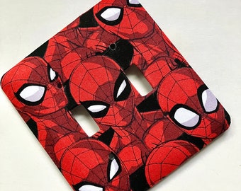 SPIDER MAN Double Light Switch Plate