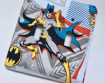 BATGIRL Double Light Switch Plate Wall Decor