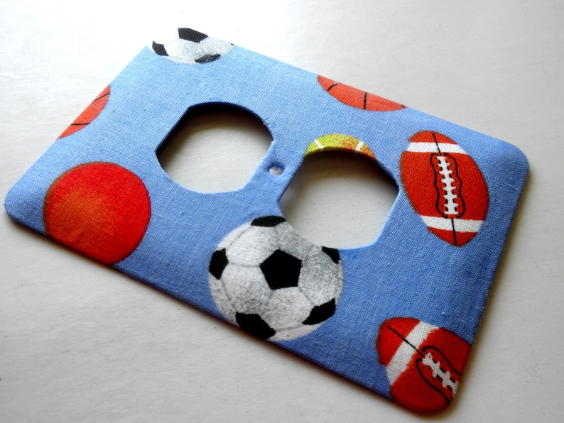 SPORTS Theme Light Switch Plate Switchplate Decorative Outlet Etsy