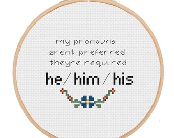 He Him His Pronouns Etsy He Him His Pronouns Etsy