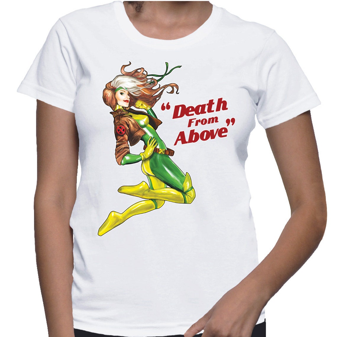 Rogue X-men Ladies T-shirt Tee Soft - Etsy