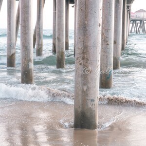 California Sunset Beach Pier Beach Fine Art Travel Photograph Print Photography, Unframed Wall Art