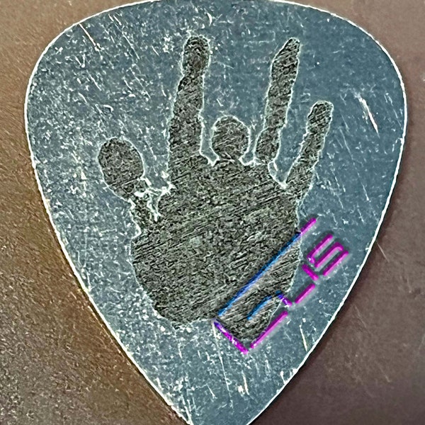 Grateful Dead Jerry Garcia Metal Guitar Pick