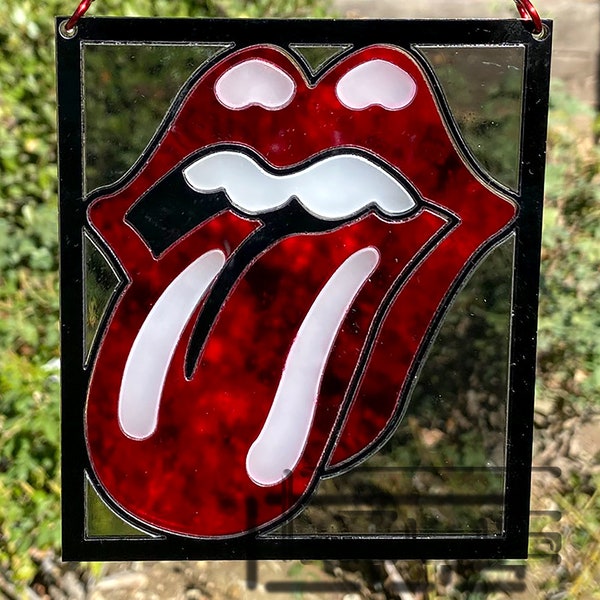 Acrylic Rolling Stones Suncatcher
