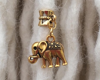 Tibet Elefant Dreadlock Perle – Haarschmuck für Dreadlocks, Zöpfe und natürliches Haar