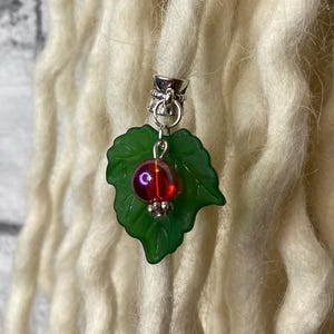 Autumn Leaf Dreadlock Bead – Hair Jewellery for Dreadlocks, Braids & Natural Hair