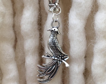 Tibet Silber Vogel Dreadperle – Haarschmuck für Dreadlocks, Zöpfe und natürliches Haar