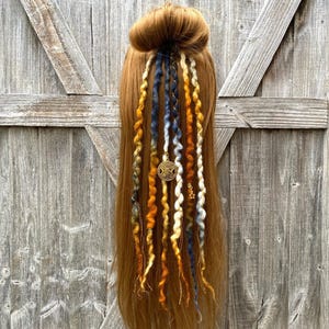Copper Coven Dreadlock Ponytail - 18 Inches - Hair Fall - Festival Hair Accessory
