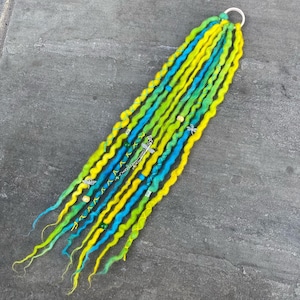 Dragonfly Dreams Dreadlock Ponytail - 19 Inches - Hair Fall - Festival Hair Accessory