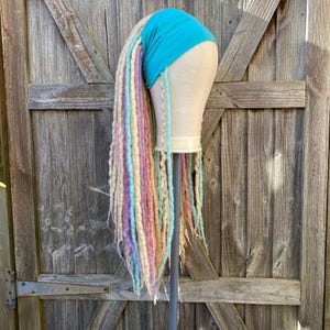 CUSTOM - Pastel Princess Dreadlock Wig - Choose Your Length - Headband Wig - Hair Accessory