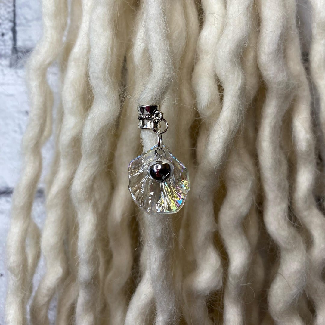 Fae Bell Iridescent Shell Dreadlock Bead – Hair Jewellery for ...