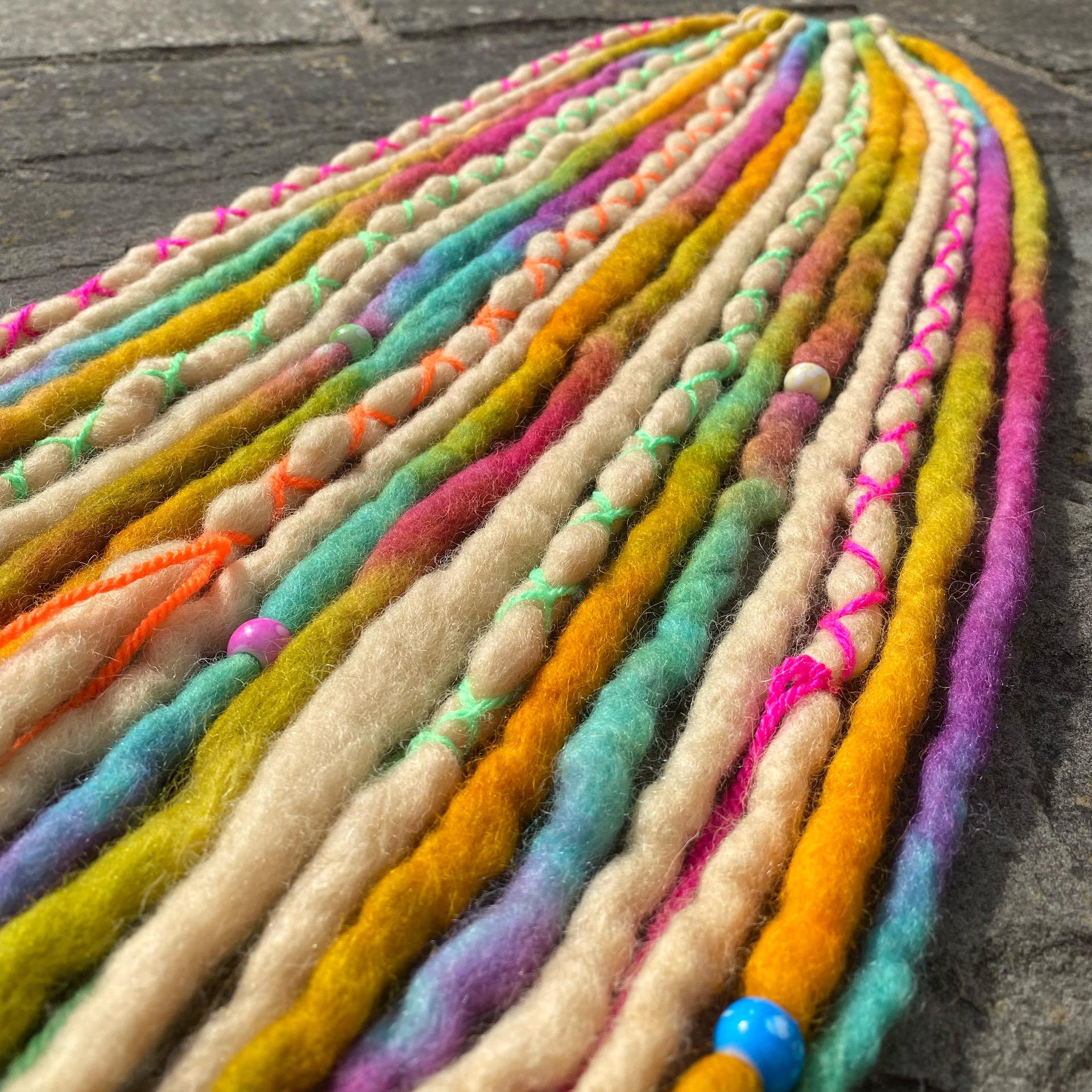 Custom - Fairy Rainbow Dreadlock Ponytail - Choose Your  display picture 3