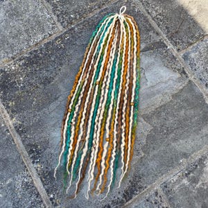 Custom - Opulence Dreadlock Ponytail - Choose Your Length - Hair Falls - Festival Hair