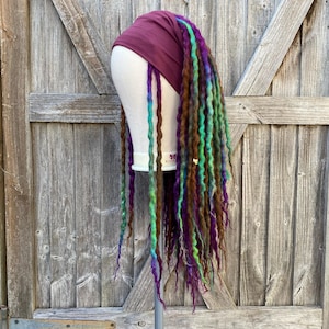 Mystical Lunawood Wool Dreadlock Wig - 20 Inches - Headband Wig - Hair Accessory
