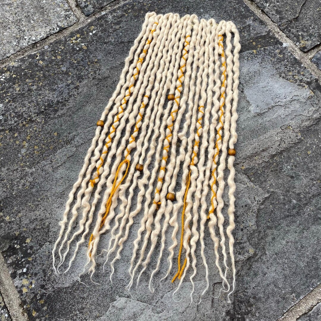 Custom - Clip-in Dreadlock Extensions - Blonde - Partial Dreadlocks ...