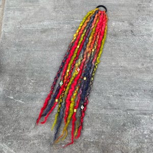 Vampyre Ivy Dreadlock Ponytail - 19 Inches - Hair Fall - Festival Hair Accessory