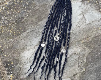 Custom - Witchy Vibes Dreadlock Ponytail - Choose Your Length - Hair Fall - Festival Hair