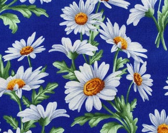 Benartex fabric by the yard daisy design flower fabric