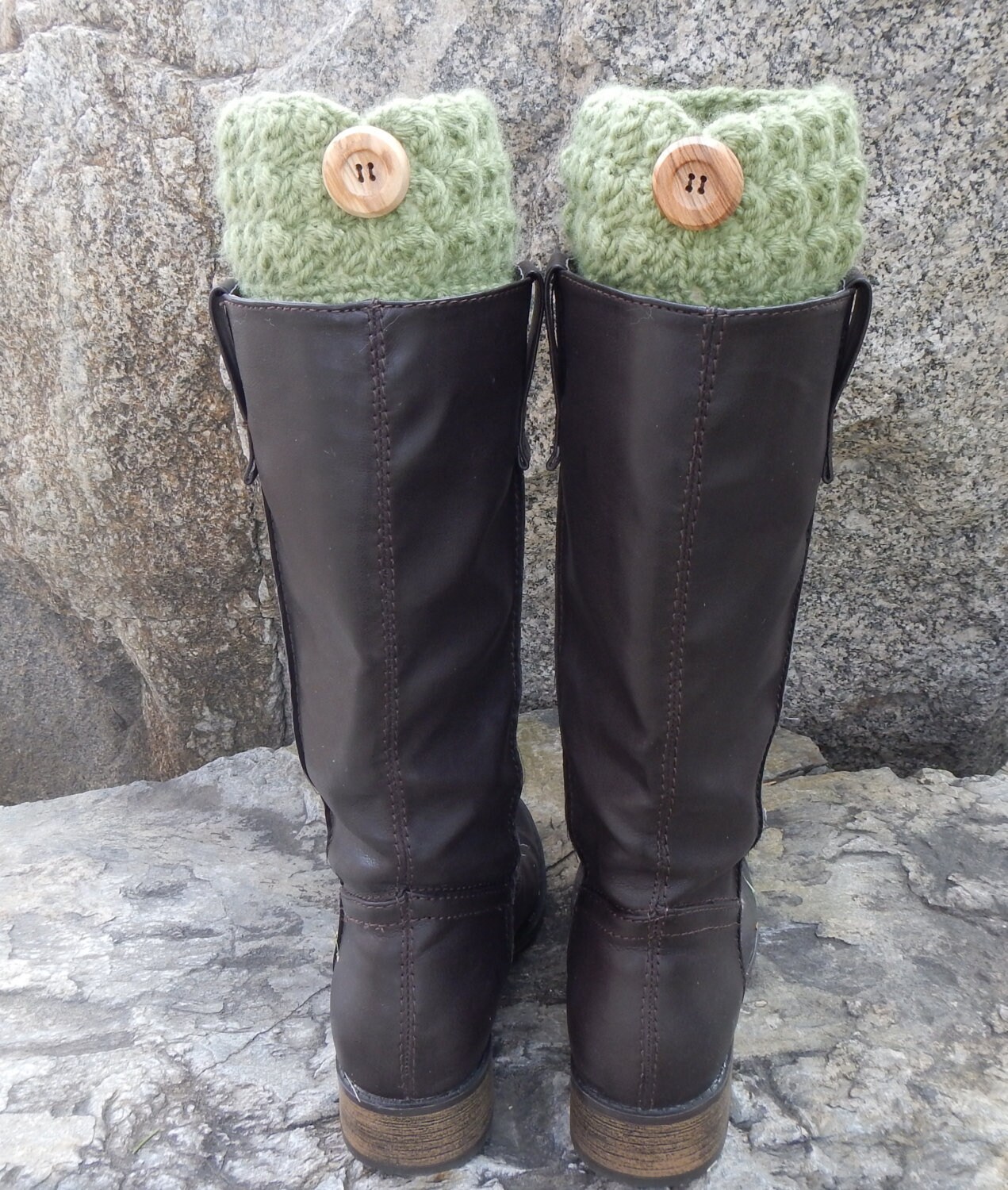 classic cuff wide calf boot