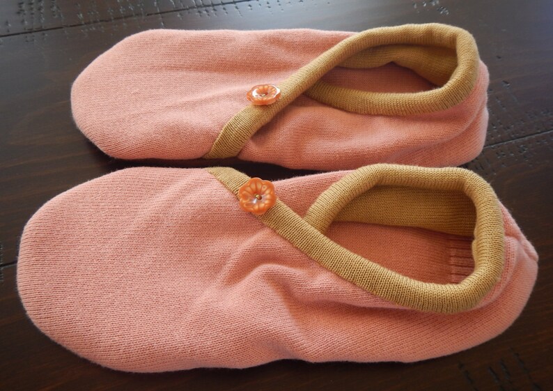 Recycled Sweater Slippers | Etsy