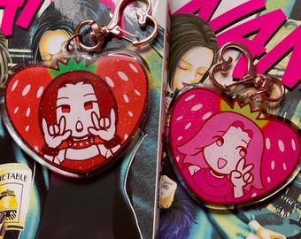 Double-sided Nana and Hachi Strawberry Charm NANA anime