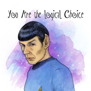 Cartes de voeux Star Trek (5 variantes)