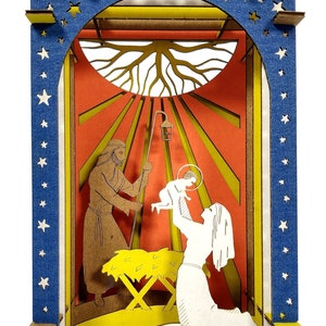 Tunnel Book - Christmas Nativity