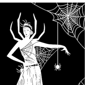 Art Print - Spider Flapper