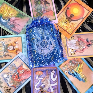 Deck mit 8 Wicca Sabbat Kunstkarten