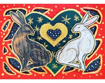 Art Print - Rabbit Rabbit