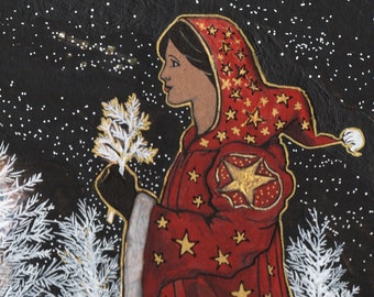 Mother Yule Greeting Card